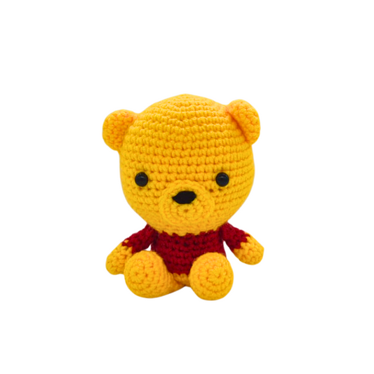 Winnie the Pooh Knitted Crochet Doll