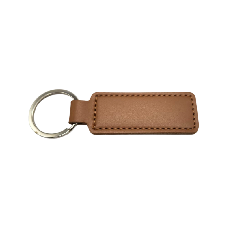 Personalised PU Leather Keychain (Laser Engraved)