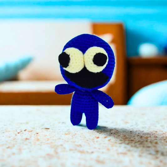 Cookie Monster Knitted Crochet Doll